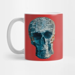 Skull - Outside the Wall Pink Floyd Mug